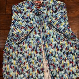 Robert Graham Multicolor Wine Bottle Shirt, 4XL